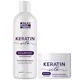 KERATIN SILK plaukus atstatantis kondicionierius ir kaukė